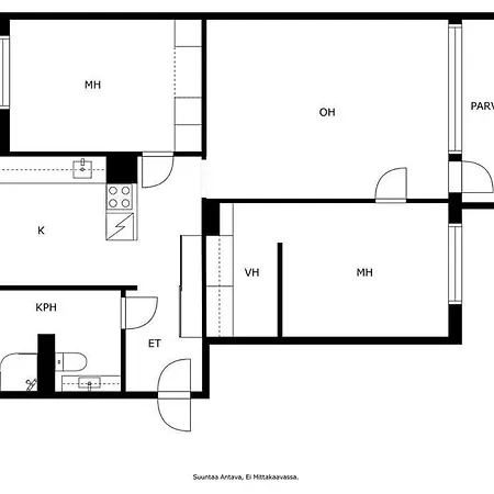 Modern Two Bedroom Near Sello, Free Parking Appartement